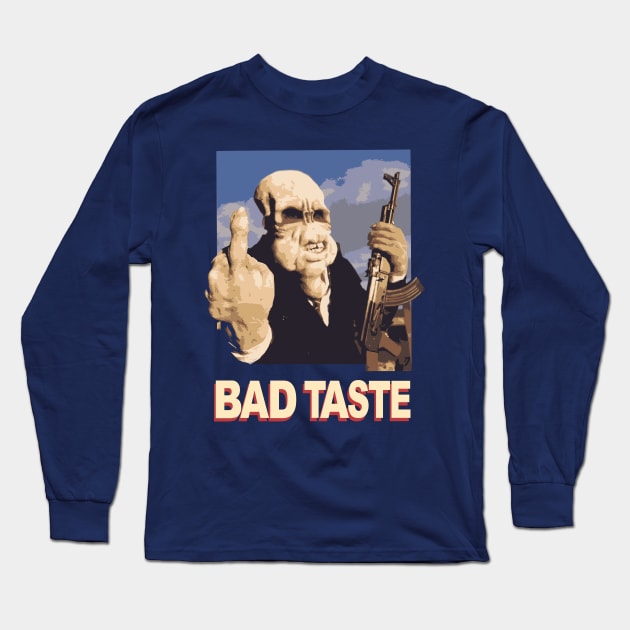 Bad Taste Classic Gore B Movie Long Sleeve T-Shirt by Alexventura